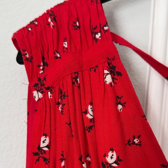 Madewell Magnolia Tie Back Sleeveless Res Floral Dress Size L - Picture 4 of 10